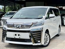 2018 Toyota Vellfire 2.5 Z Spec 7 Seater Dual Power Door Toyota Maker Tv Unregistered 5 Years Warranty