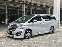 2016 Toyota Vellfire 2.5 (A) ZG EDITION LOCAL SPEC NOT RECOND CAR
