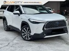 2023 Toyota Corolla Cross 1.8 Hybrid SUV UNDER WARRANTY LEATHER SEAT POWER BOOT 360 CAMERA  LOW MILEAGE 43K FULL SERVICE