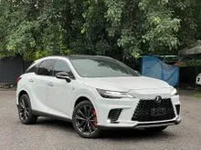 UNREG 2024 Lexus RX350 2.4 F-SPORT / MANY UNITS / OFFER NOW / VIEW TO BELIEVE / REAR POWER SEATS / 5A / TIPTOP CONDITION / OPEN BOOKING