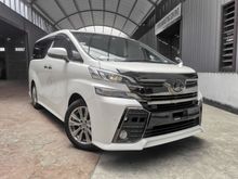 2017 Toyota Vellfire 2.5 ZA Golden Eyes (PRE-CRASH-5 YR WARRANTY)