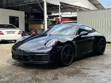 READY STOCK 2022 Porsche 911 3.0 Carrera 14K KM LOW MILEAGE HIGH SPEC RED LEATHER