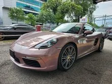 2022 Porsche 718 2.5L Cayman S (A) PINKEDITION PDLS+ PASM CHRONO EXHAUST REDBRAKECALIPER BLACKLEATHERSEATS