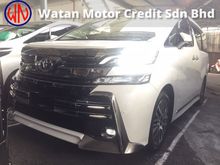 2016 Toyota Vellfire 2.5 Z G ZG UNREGISTER,TRUE YEAR MADE,FULLSPEC,PILOT SEAT,JBL HOME THEATER,SUNROOF,3 POWER DRS N BOOT,FREE WARRANTY N MANY GIFTS