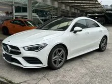 2022 Mercedes-Benz CLA180 1.3 AMG Line Coupe 7K KM SUNROOF 360CAM HUD