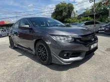 MODULO Bodykit,Sport Rim17,Keyless/Remote/Push Start,Power Seat,Touch Player,Rear Camera,ECON,1xLadies Owner-2017 Honda Civic 1.8 S i-VTEC Sedan