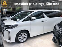 2018 Toyota Alphard 2.5 New Facelift S 7 Seat Sun Roof Moon Roof Power Boot 2 Power Door Pre Crash Lane Departure Assist Full LED Keyless Entry Unreg