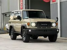 2024 Toyota Land Cruiser 70 2.8 AX 4WD Great Deal - Electric Differential lock, Hill Assist Control, Reverse Cam, Led Headlight / Fog Light, Side Step