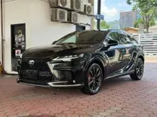 9K MILEAGE - 5A GRADE - 2024 Lexus RX 350 2.4 F Sport - PANORAMIC ROOF - REAR POWER AND VENTILATED SEATS - 360 CAMERA - FULL SPEC - VIEW NOW