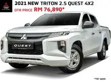 2021 Mitsubishi Triton 2.5 Quest Pickup Truck BIG-BIG DISCOUNT