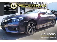 2016 Honda Civic 1.5 TC VTEC Sedan (FULL SERVICE RECORD)