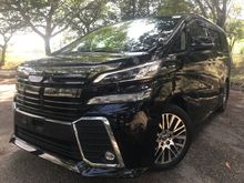 2016 Toyota Vellfire 2.5 Z G Edition MPV**SUNROOF**FULL LEATHER SEAT**PREMIUM WARRANTY**