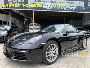 2018 PORSCHE 718 2.0 CAYMAN Turbo Boxer Coupe with Sports Chrono & Tyre Pressure Monitoring (FREE 5Y WARRANTY FREE COATING FREE SERVICE)