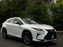 2017 Lexus RX 200t 2.0 F Sport SUV RX200T (Panroof ,360Cam,BSM)