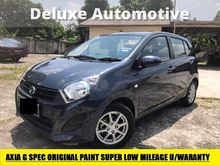 2016 Perodua Axia 1.0 (A) G Hatchback ONE LADY OWNER FULL SERVICE 27KKM ONLY