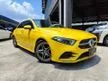 Recon PANROOF 4CAM 2020 Mercedes-Benz A180 1.3 AMG HATCHBACK YELLOW SUPER OFFER UNREG - Cars for sale