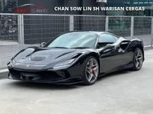 2020 Ferrari F8 3.9 Tributo Coupe Suspension Lifter Surround View Camera ADAS System 20 Inch Dark Forged Wheels JBL Sound System Titanium Rev Counter