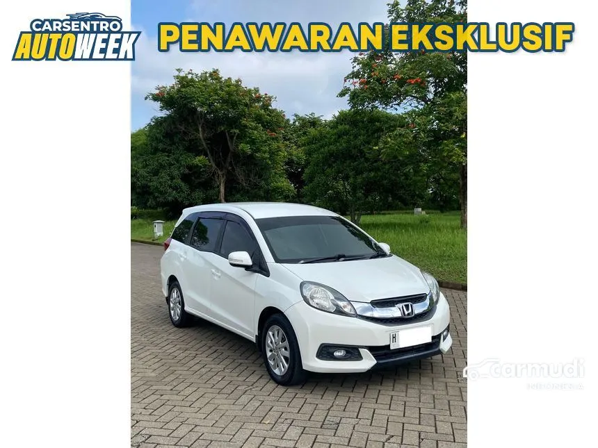 Jual Mobil Honda Mobilio 2014 E 1.5 di Jawa Tengah Automatic MPV Putih Rp 129.000.000