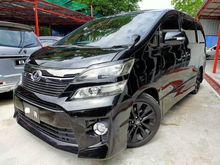 2010 Toyota Vellfire 2.4 Z FACELIFT SUNROOF ONE OWNER NICE PLAT NOMBOR ORIGINAL CONDITION
