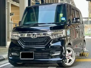 2019 Honda N-Box 0.7 Turbo Custom GL // Bodykit & Skitring Spoiler // Semi Alcantara Leather Seat // Dual Power Door // Paddle Shifter // Lane Keep //