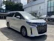 Recon 2019 Toyota Alphard 2.5 S MPV 8 Seater