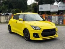 2021 Suzuki Swift Sport (M) Aerokit, OHLIN SUS, TW SQUARE ECU, TW EXHAUST, RAYS 17 (25k only, 5A, MOD OVER 30k)