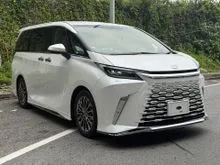 5A WHITE SEAT 2024 Lexus LM 500h 2.4 4 Seater MARK LEVINSON SIDESTEP FULL SPEC MPV