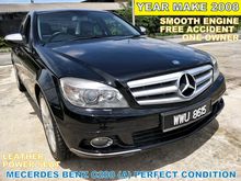 2008 Mercedes-Benz C200K 1.8 Avantgarde LOCAL WITH PERFECT CONDITION FREE ACCIDENT