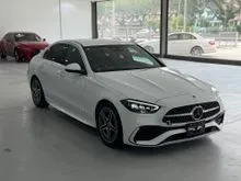 2023 Mercedes-Benz C200 1.5 AVG AMG LINE - 360 CAMERA - HEAD UP DISPLAY - BLACK HALF LEATHER SEAT - MEMORY SEAT
