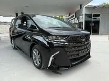 2024 Toyota Alphard 2.5 Z GRADE 5A 7K KM NEW CAR