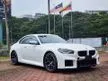 Recon 2023 BMW M2 3.0 Coupe (Japan Spec Grade 5A) Harmon Kardon Sound, Vernasca Black Leather / exclusive highlight