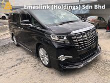 2017 Toyota Alphard 2.5 S 7seat 360view Sun Roof Power Boot LED Light Push Start 7G