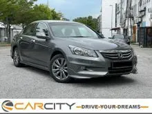 2011 Honda Accord 2.4 i-VTEC VTi-L Sedan GENUINE 70K KM COME WITH POWERED LEATHER SEAT PADDLE SHIFTER SUNSHADE 2.0