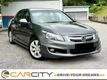 2011 Honda Accord 2.4 i-VTEC VTi-L Sedan GENUINE 70K KM COME WITH POWERED LEATHER SEAT PADDLE SHIFTER SUNSHADE 2.0