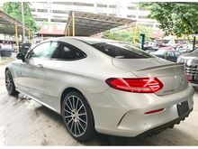 2017 Mercedes-Benz C43 COUPE AMG 3.0 4MATIC - Red Nappa - JAPAN - UNREGISTERED - Ready Stock