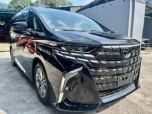 2025 Toyota Alphard 2.5 Z MODELISTA ILLUMINATION BLADE 4K++KM ONLY DIM/BSM/POWERBOOT/TWINMOONROOF/360CAMERA/