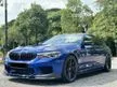 Used 2018/2021 BMW M5 4.4 Competition Sedan Full Body Carbon Fibre PPF 60KM Mileage Full Service HUD Apple Carplay Harmon Kardon