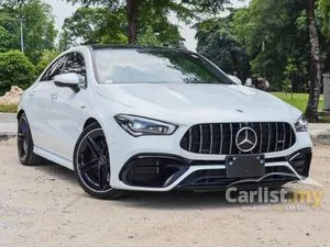 2021 Mercedes-Benz AMG CLA45 2.0 S 4MATIC READY STOCK FOR VIEW AND OFFER PRICE CAN NGO FASTER FASTER FASTER