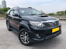 2015 TOYOTA FORTUNER 2.5 G TRD SPORTIVO (A) VNT FACELIFT TIRES LIKE NEW HILUX D-MAX TRITON NAVARA