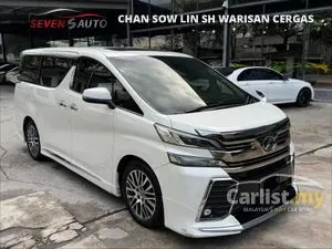 2016 Toyota Vellfire 2.5 ZG MPV