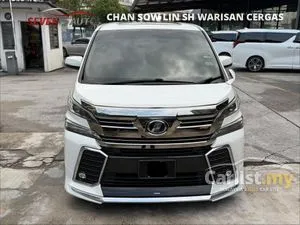 2016 Toyota Vellfire 2.5 ZG MPV