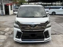 2016 Toyota Vellfire 2.5 ZG Sunroof Modelista Pilot Seat