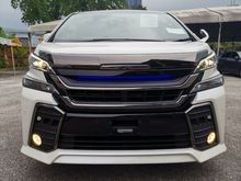 2016 Toyota Vellfire 2.5 ZA Golden Eyes SUNROOF ALPINE AEROKIT