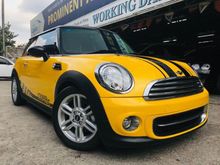 MINI COOPER 1.6 (A) 1 YEAR WARRANTY 2012,NEW FACELIFT MODEL LIGHTS,8 AIR BAGS,PUSH START,SELDOM USE,CRYSTAL YELLOW IN COLOUR,ONE DATIN OWNER