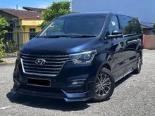 2019 Hyundai Grand Starex 2.5 Executive Prime MPV / WARRANTY FREE / FULL LEATHER 9 SEATER / REVERSE CAMERA / CRUISE CONTROL / 2 POWER DOOR