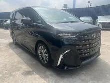 2025 Toyota Alphard 2.5 Z 7-Seater MOONROOF HUD BSM DIM 4CAMERA REAR MONITOR UNI SIDE STEP OFFER
