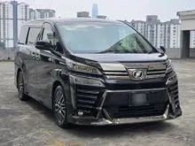 2017 Toyota Vellfire 2.5 ZG MPV 3 Led Headligh Golden Eyes 50K KM Mileage 1 VVIP Owner Original Paint No Accident/FLood