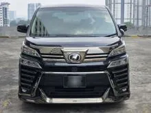 2017 Toyota Vellfire 2.5 ZG MPV 3 Led Headligh Golden Eyes 50K KM Mileage 1 VVIP Owner Original Paint No Accident/FLood