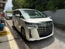 2021 Toyota Alphard 2.5 G SC PILOT SEAT ** AUTO SIDE STEP / 3 EYE LED HEADLIGHT / ROOF MONITOR / SPARE TYRE ** MANY UNIT / COLOR TO CHOOSE ** OFFER