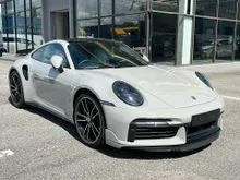 2022 Porsche 911 3.7 Turbo S Coupe UK Spec Unregistered Sport Design Body Kit Matrix LED Burmester Sound System Sport Exhaust Front Lifter Low Mileage